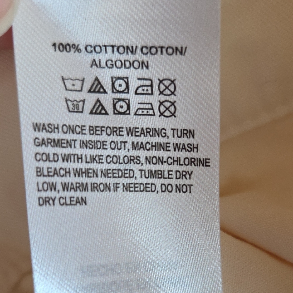 Lucky Brand Cotton Wide Leg Cream Pants - Picture 7 of 9